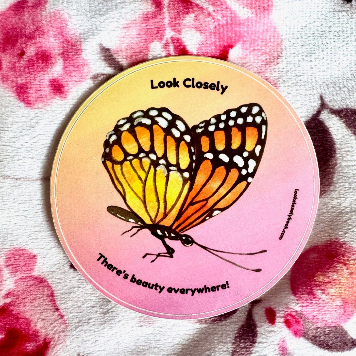 LIMITED EDITION Look Closely Butterfly Sitcker